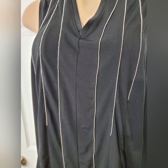 Lane Bryant Collection Beaded Sleeveless Top - Picture 4 of 9